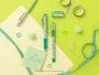 Pentel Hi-Polymer Eraser Hello Kitty Keroppi Green