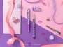 Pentel Hi-Polymer Eraser Hello Kitty Kuromi Violet