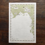 Kyupodo Letter Pad Cloud Trip 5.5x8.25"