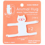 Spoon Animal Hug Washi Tape Cutter White Cat