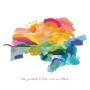 Paint Peels Stickers Vibrant Yellows