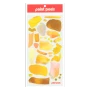 Paint Peels Stickers Vibrant Yellows