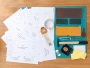 BeaverCraft Wallet Leather Crafting Kit Forest & Brown
