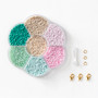 Folia Seed Beads Set 4mm Pastel
