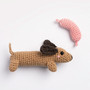 Folia Mini Crochet Kit Sausage Dog