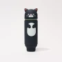 Punilabo Silicone Pen Case Dark Grey Cat