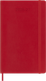 Moleskine Classic Weekly Planner 26/27 Weekly 18 Month Large Hard Cover Scarlet Red