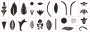 Rubber Stamp Set Garden