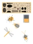 Rubber Stamp Set Bugs
