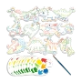 OOLY Playful Painters Easy Watercolor Painting Kit Chills & Thrills Dinos
