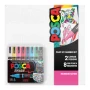 POSCA Paint-By-Number Canvas Kit Rainbow Safari