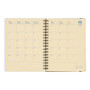 Rollbahn 2027 Monthly Diary Planner 5x7" Glimmer Rabbit