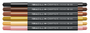 Caran d'Ache Fibralo Brush Portrait Set of 6