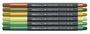 Caran d'Ache Fibralo Brush Botanic Set of 6