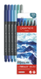 Caran d'Ache Fibralo Brush Marine Set of 6