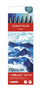 Caran d'Ache Fibralo Brush Marine Set of 6