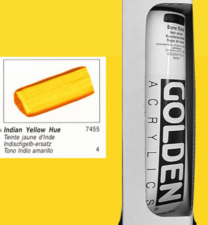 Golden Open Acrylic 5oz Indian Yellow Hue Wet Paint Artists