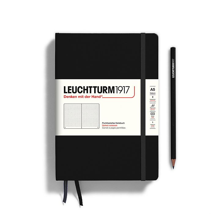 Leuchtturm 1917 Muted Color Medium Hardcover Dotted Notebook Powder ...
