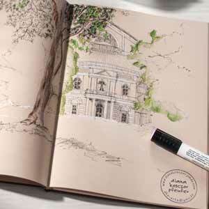 Pentalic Nature Sketch Pad 12x6 (landscape) - Wet Paint Artists