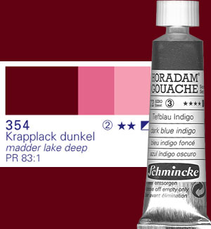 Schmincke Horadam Artist Gouache - Madder Lake Deep, 15 ml tube