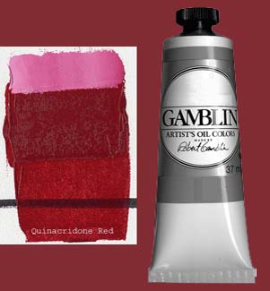 Gamblin Artist Grade Oil Color - Quinacridone Red - 37 ml