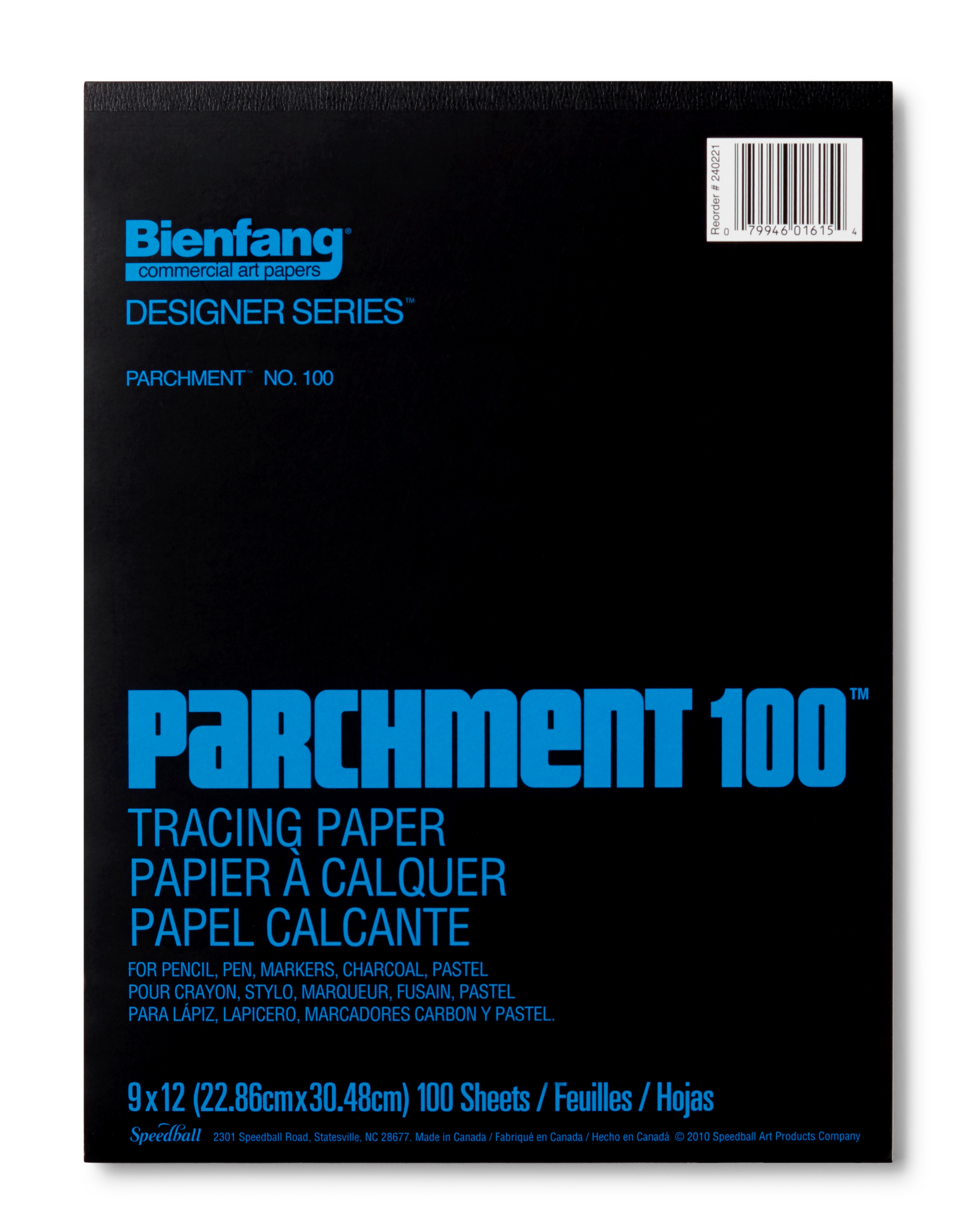 Bienfang Calligraphic Practice Paper, 50 sheets, 9 x 12