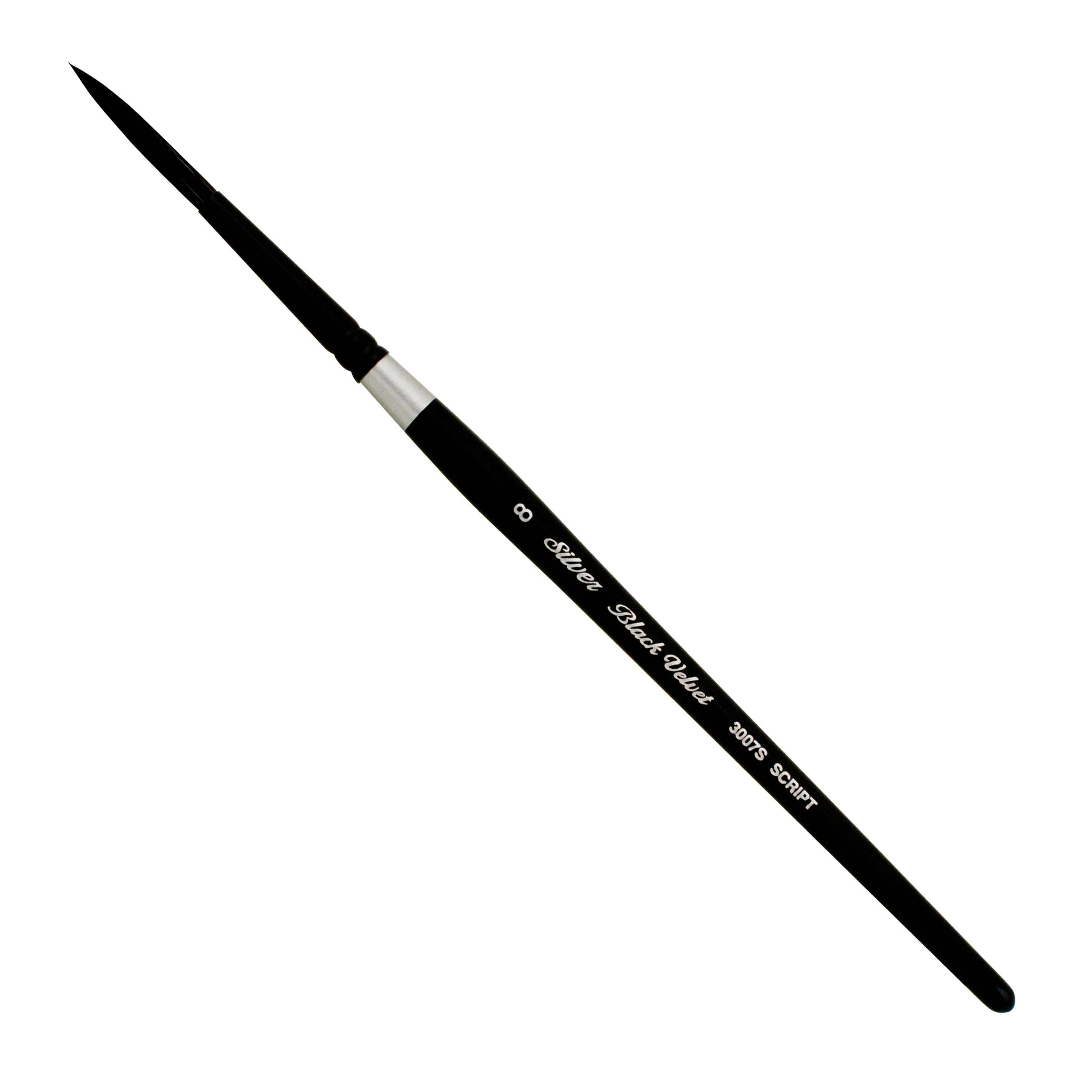 Silver Brush Black Velvet Watercolor Brush Dagger Striper 3/8 - Wet Paint  Artists' Materials and Framing