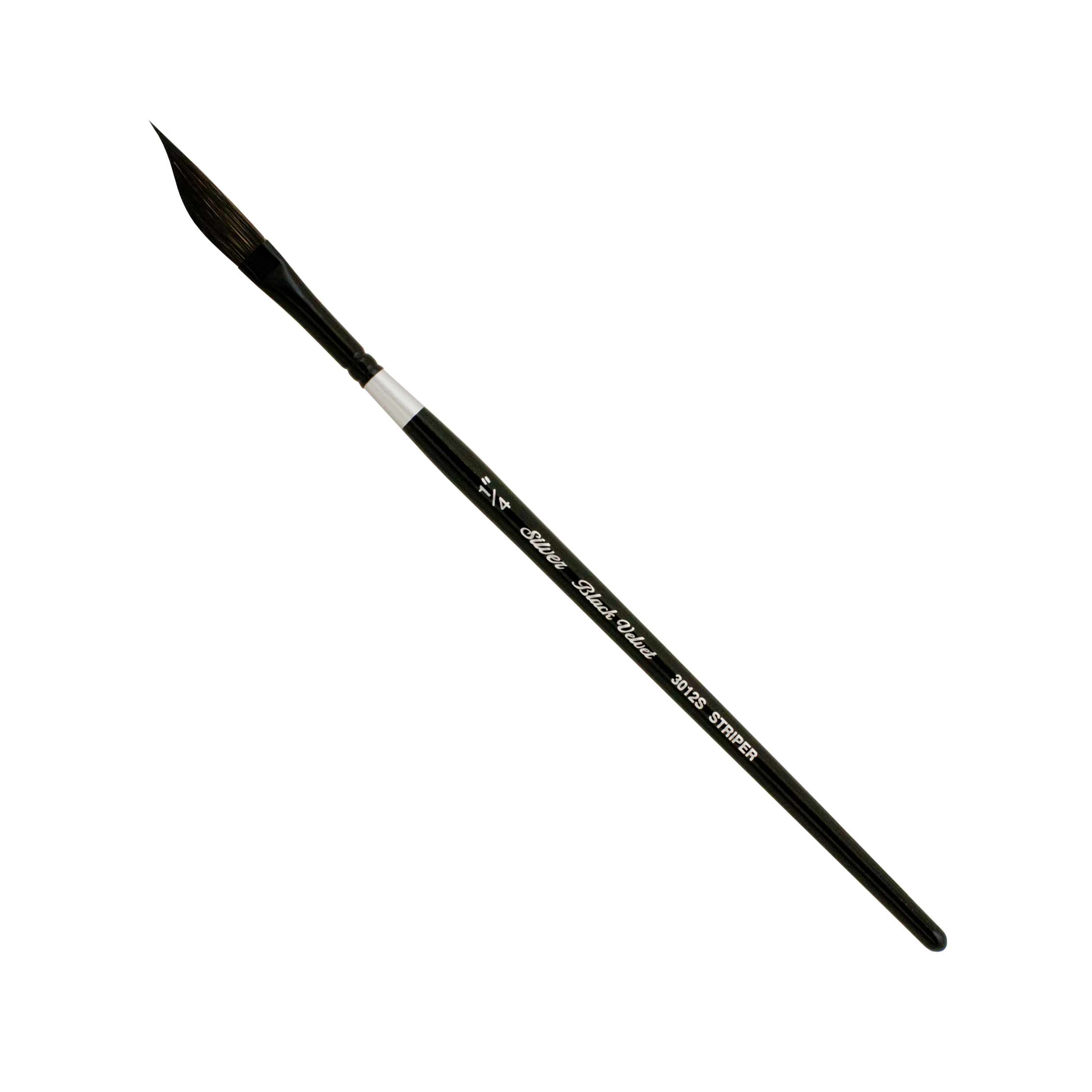 Silver Brush Black Velvet Watercolor Brush Dagger Striper 1/4 - Wet Paint  Artists' Materials and Framing