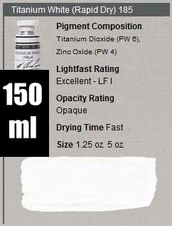 Titanium White (150mL Fast Dry Oil Paint)