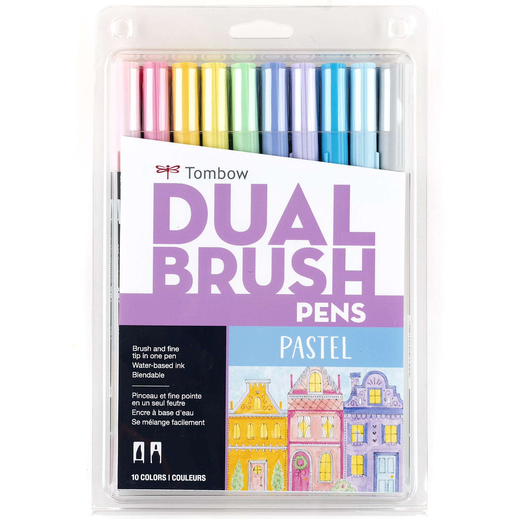 Tombow Dual Brush Pens- Nineties Set of 10