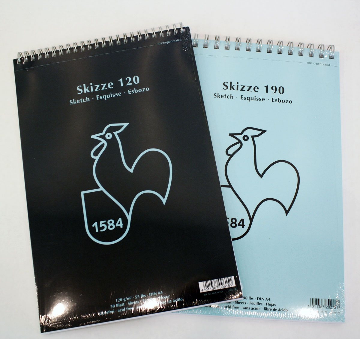 Hahnemuhle Skizze Sketch Pad 190g/120g, Clear Bold Design Bright