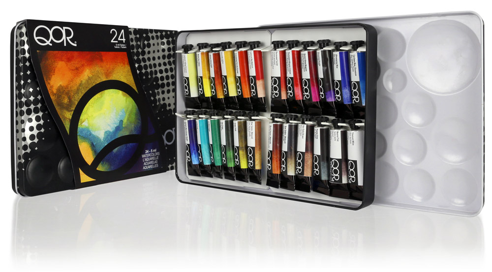 Qor Watercolor Set of 24 Colors