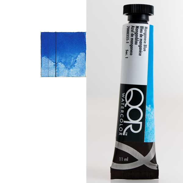 QoR Watercolor 11ml tube Manganese Blue - Wet Paint Artists' Materials and  Framing