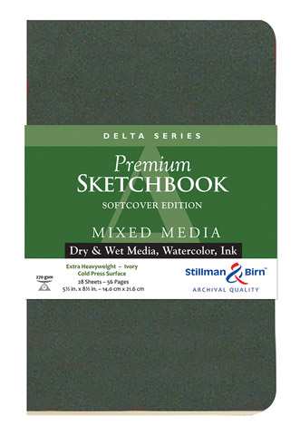 Stillman & Birn Delta Series Mixed Media Softcover Sketchbook 3.5x5.5