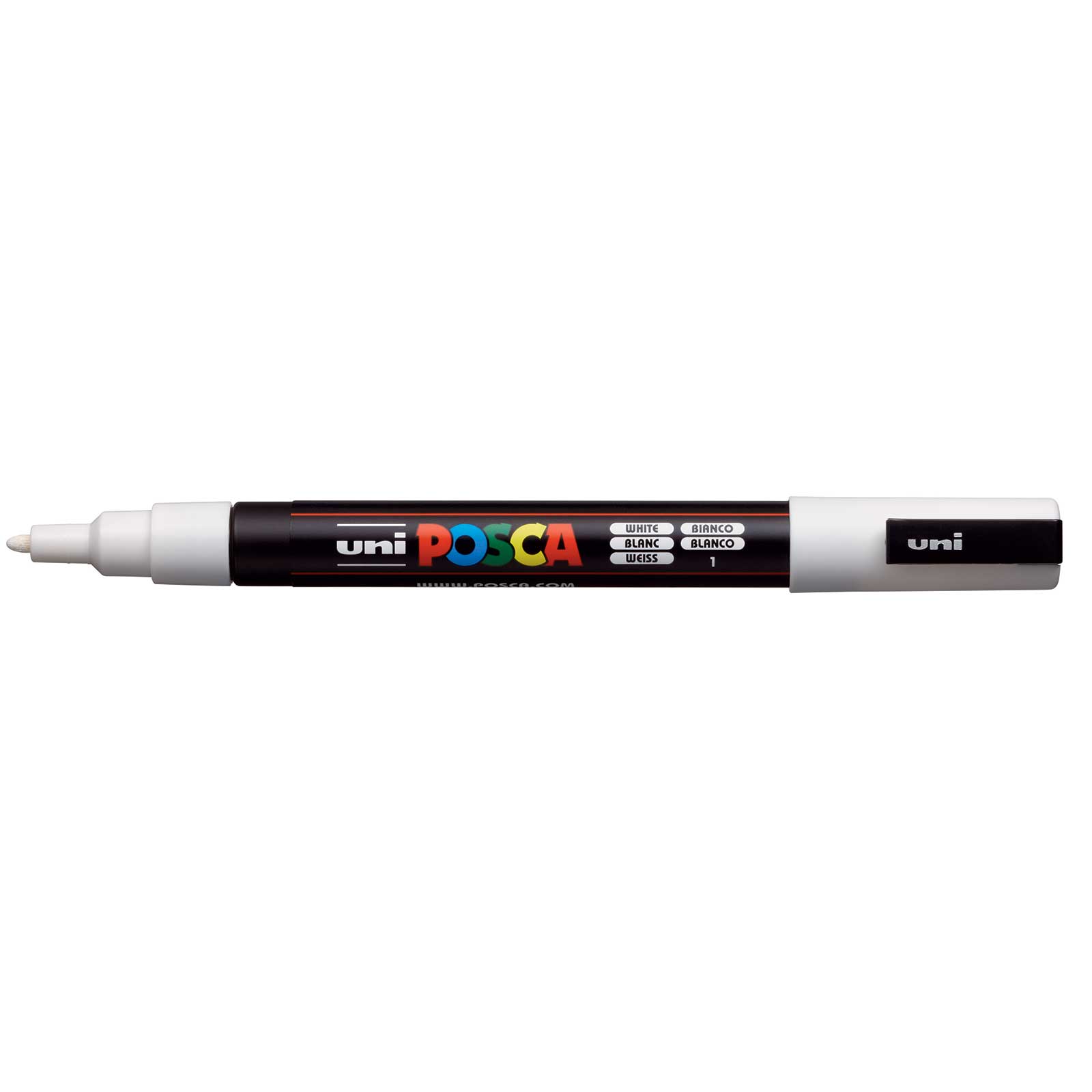 POSCA Acrylic Paint Marker PC-3M Fine White - Wet Paint Artists' Materials  and Framing