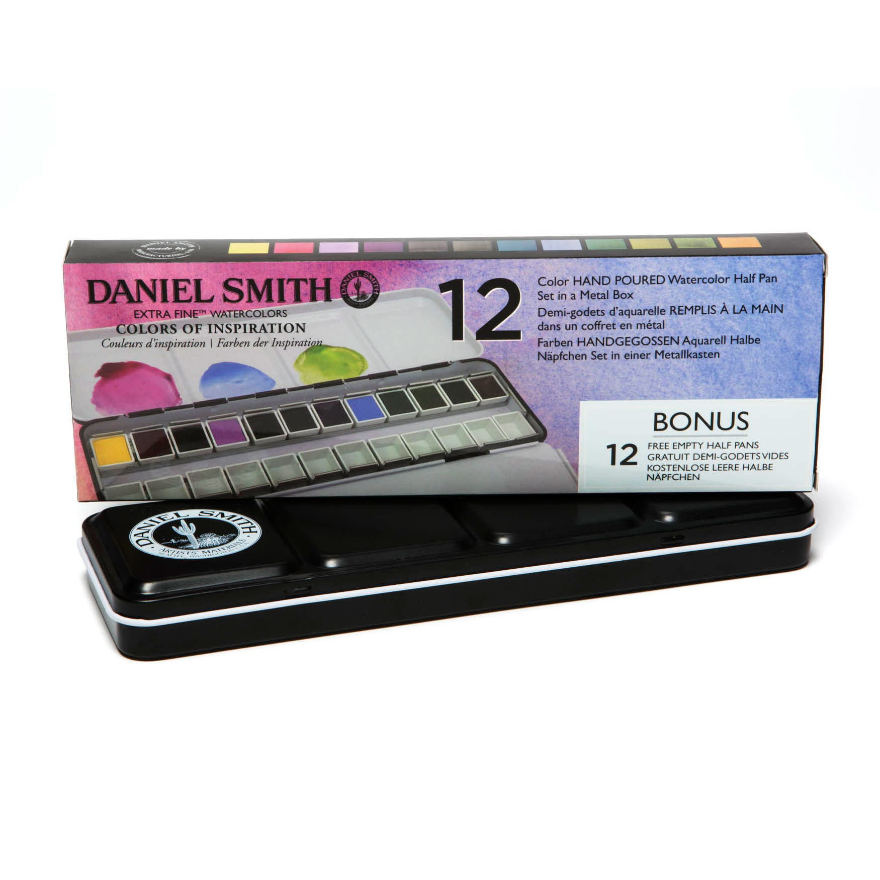 Daniel Smith 1/2 Pan Watercolor Set of 24 Colors