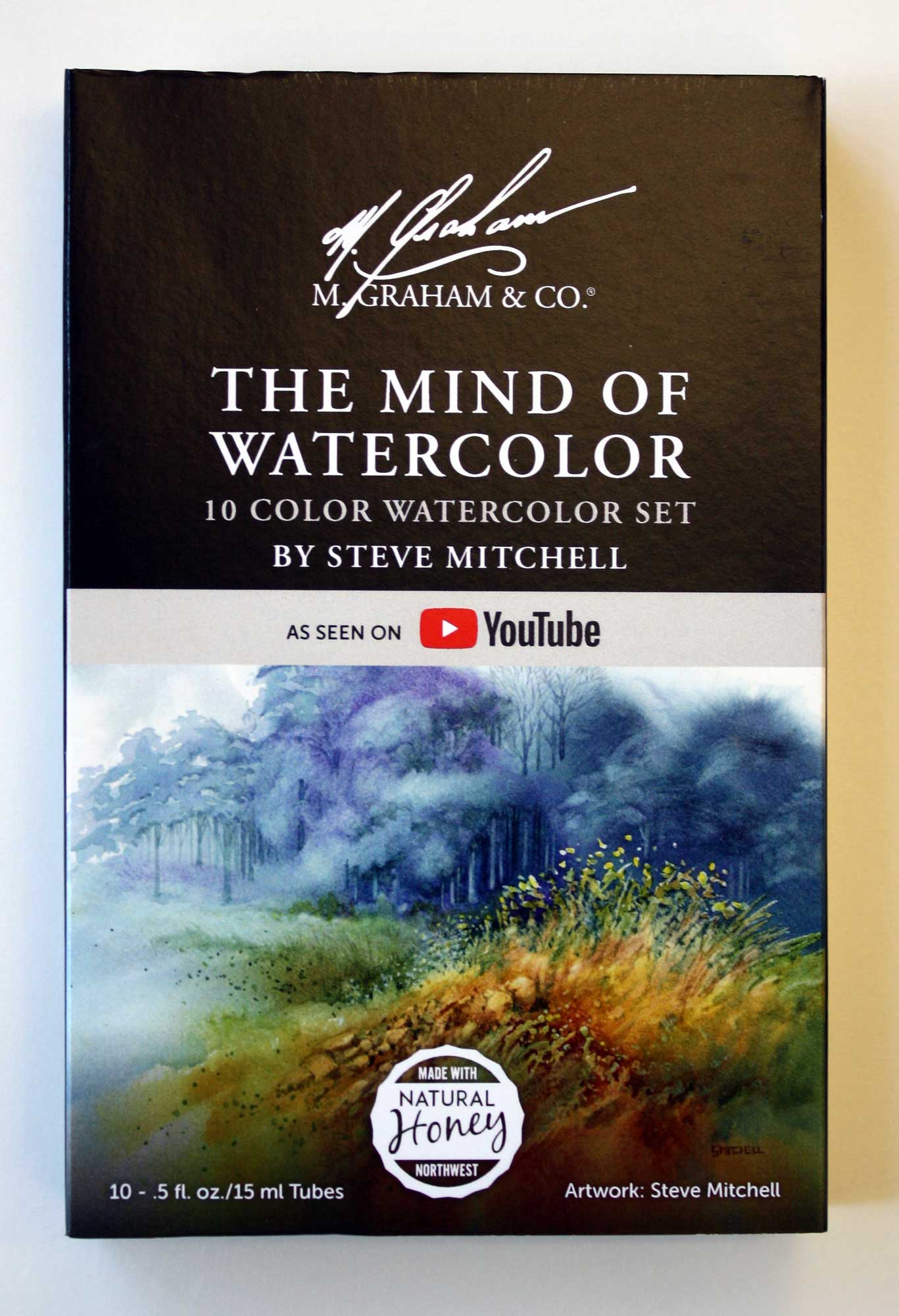 M. Graham 5 Basic Color Watercolor Set