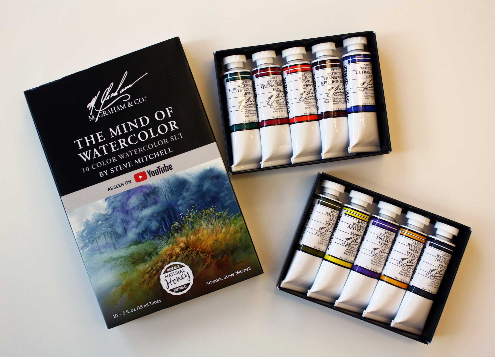  M. Graham & Co. Watercolor Set, New England 5 Color