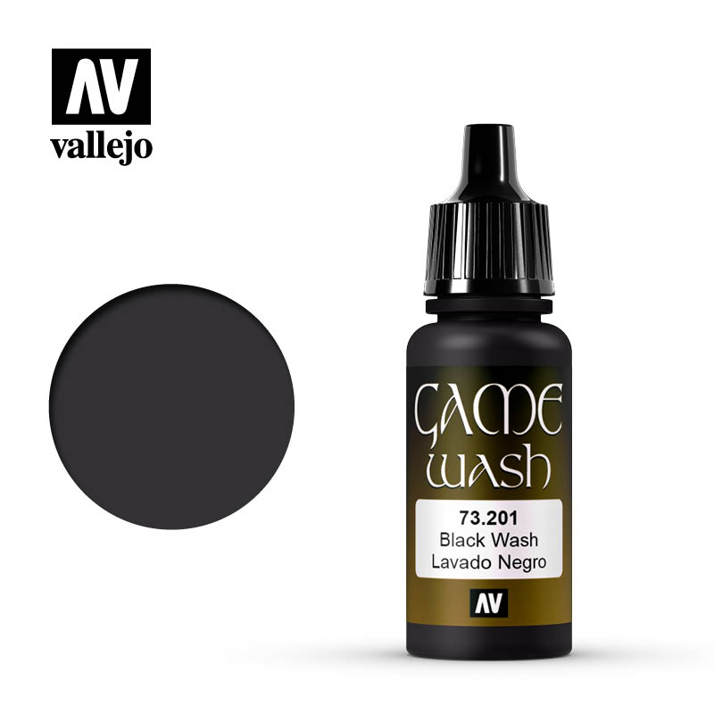 Vallejo Game Color Wash 17ml Black Wash