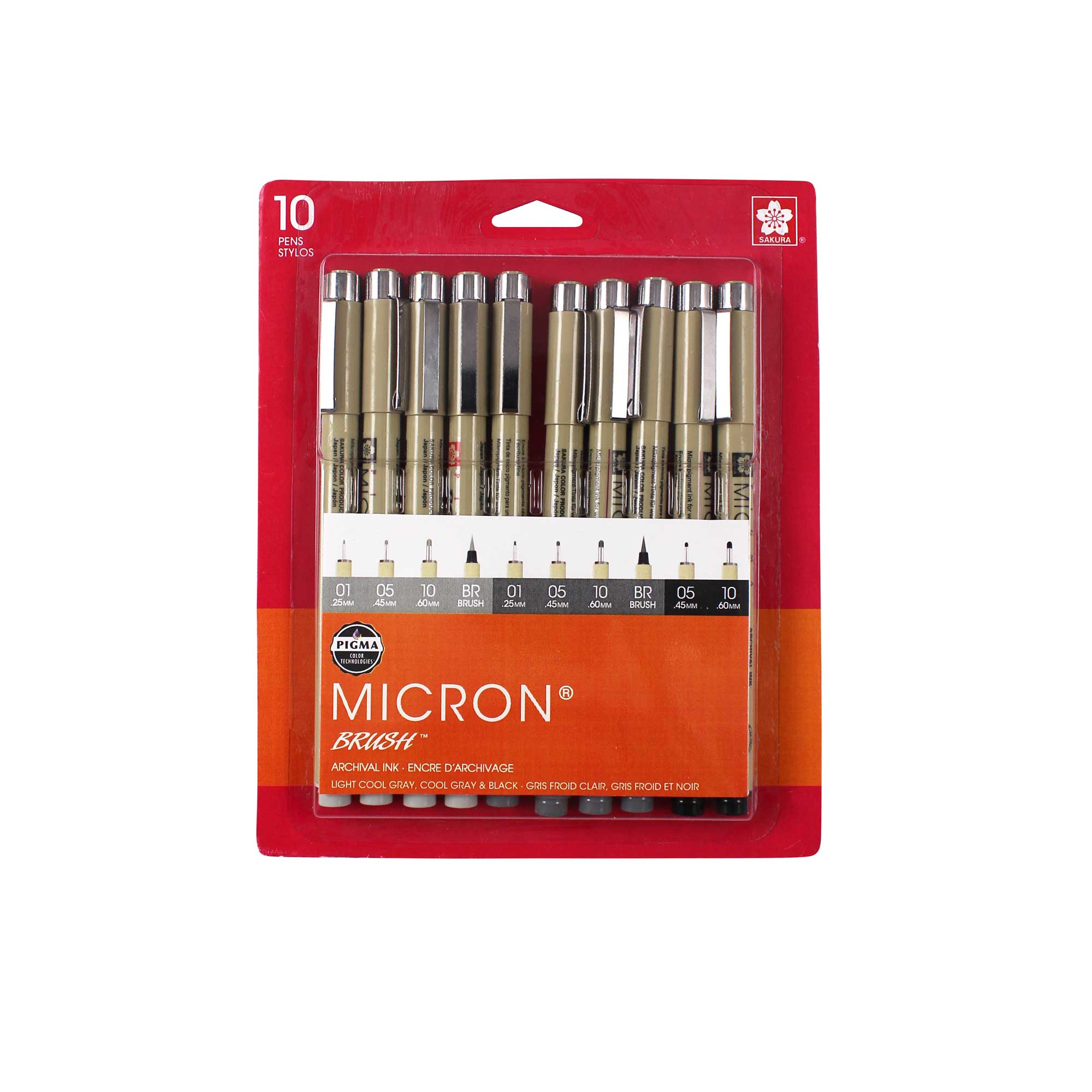 Sakura Pigma Micron Pen 03 Black Ink Marker Felt Tip Pen, Archival Pigment Ink Pens for Artist, Zentangle, Technical Drawing Pens - 8 Pack of Micron