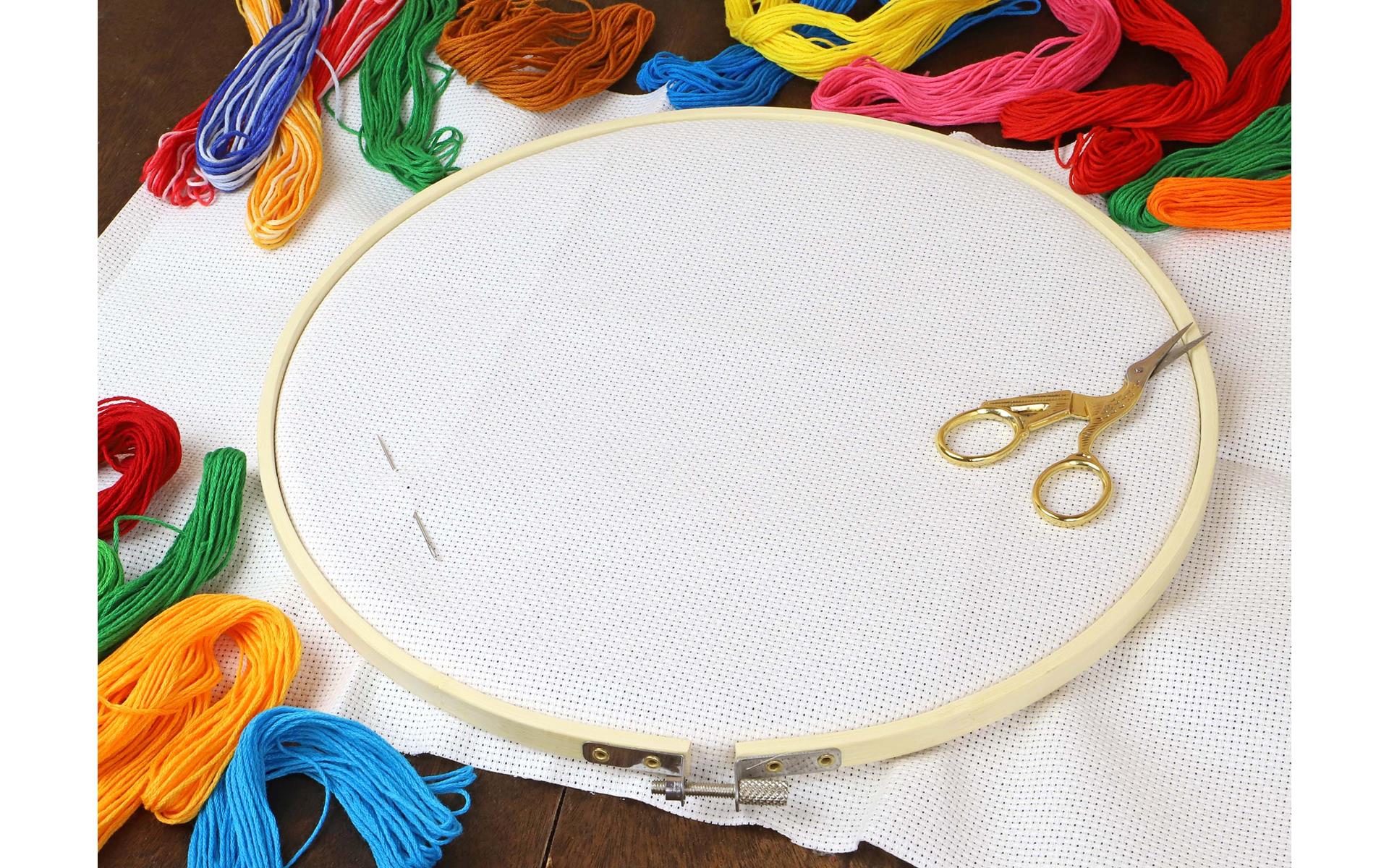Essentials by Leisure Arts Wood Embroidery Hoop 4 Bamboo