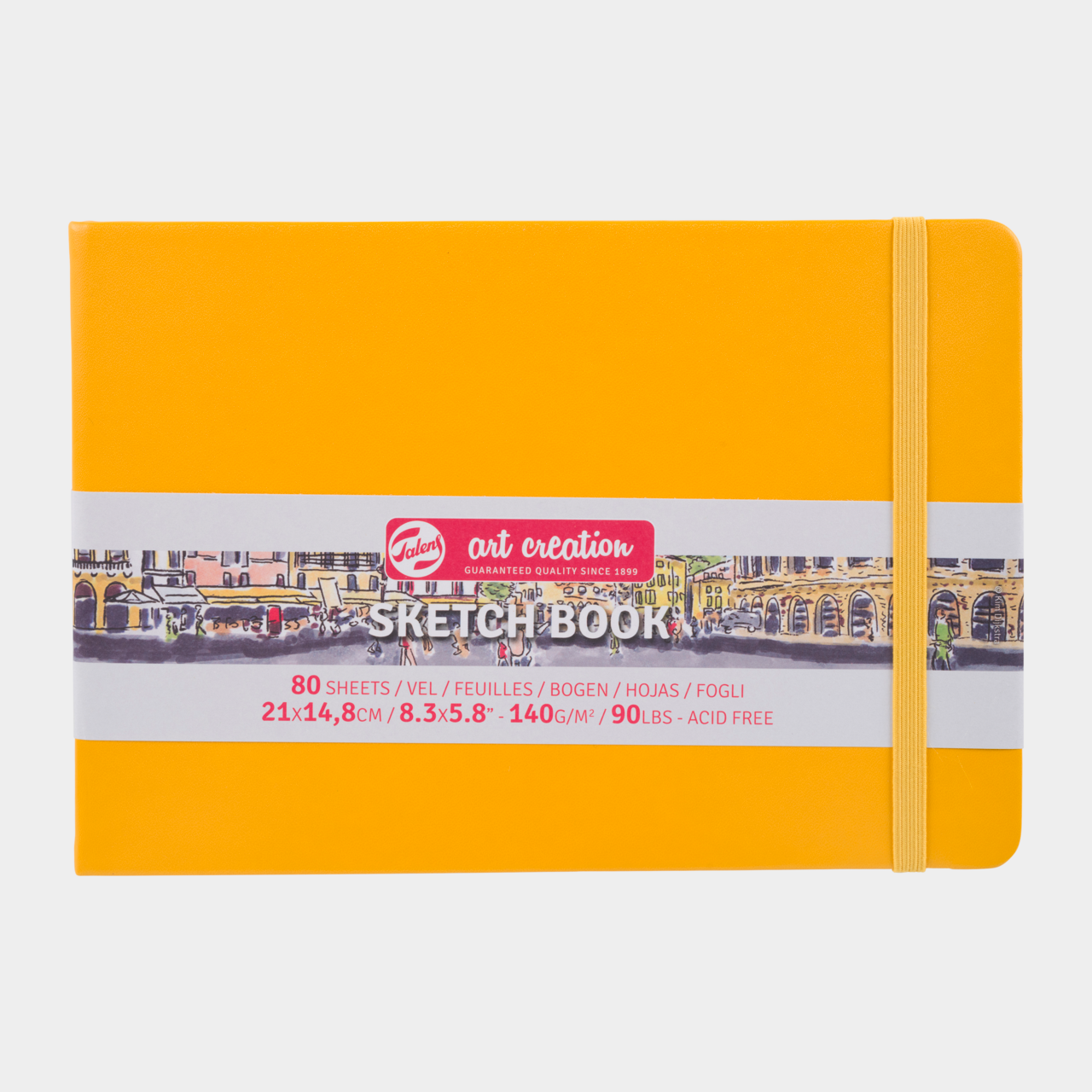 Talens Art Creation Sketchbook Yellow A5 Landscape (8.3x5.8)