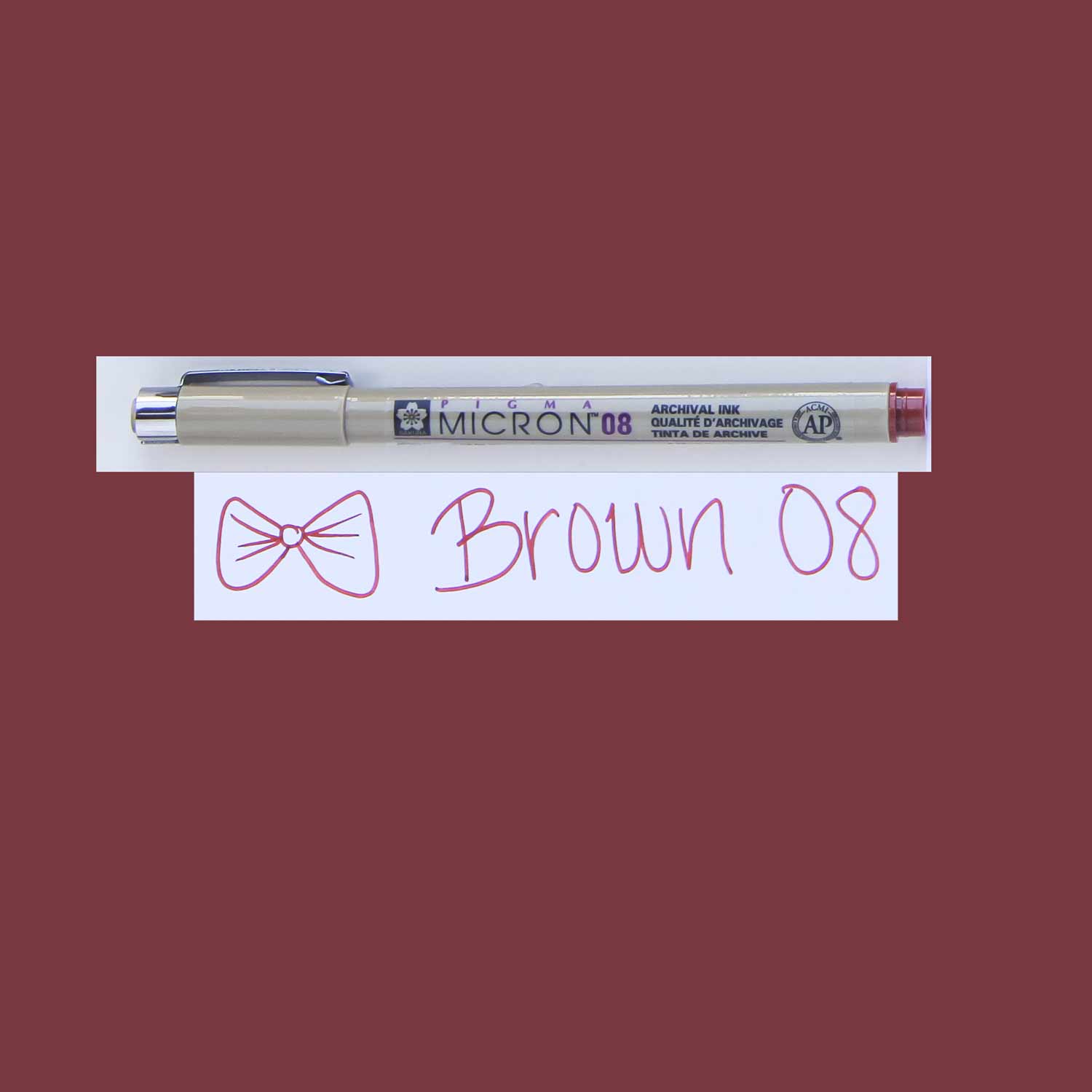 Sakura Pigma Micron® Brown Pens – Zentangle