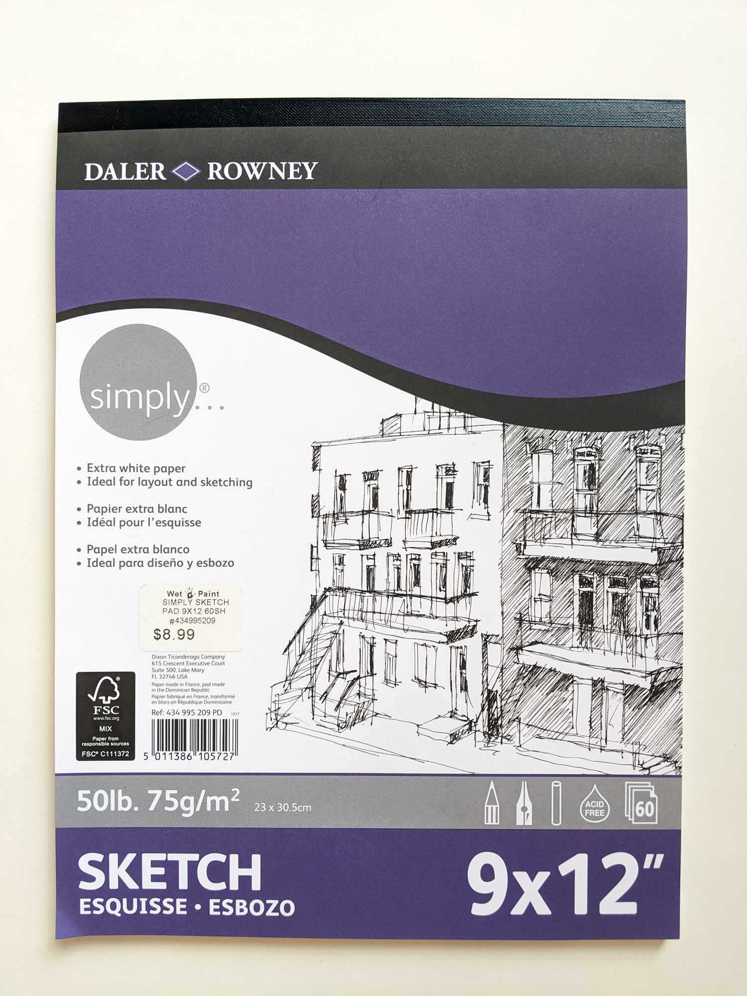 Faber-Castell Sketch Pad 9x12