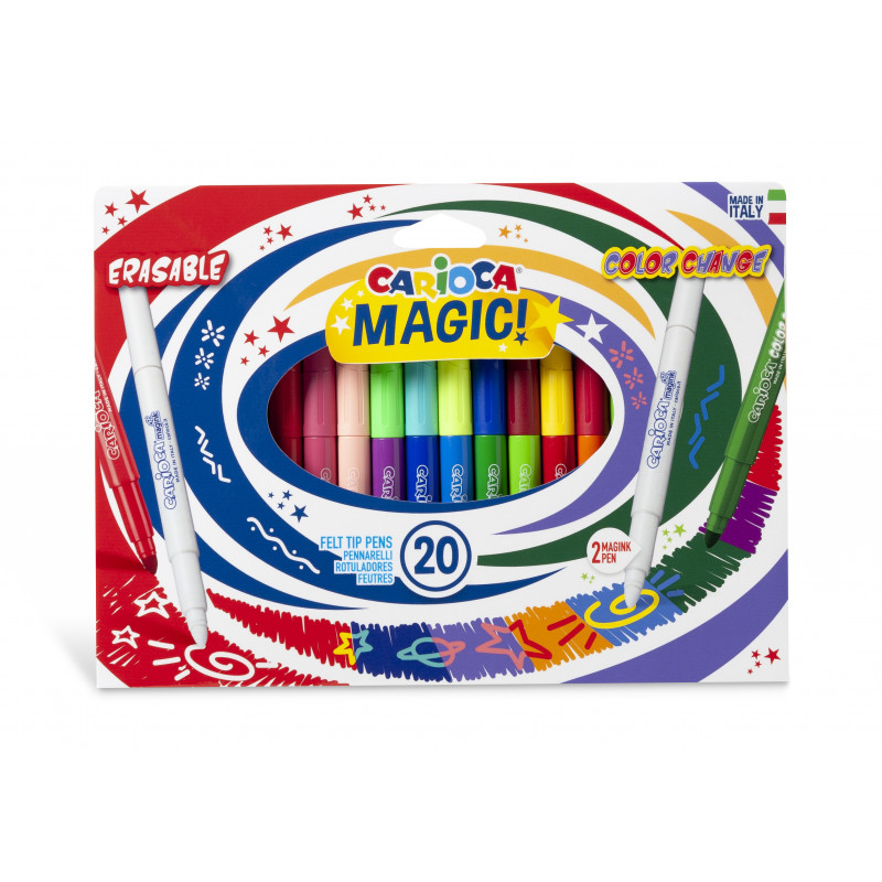 Carioca Magic Felt Tip Pens 20 Set