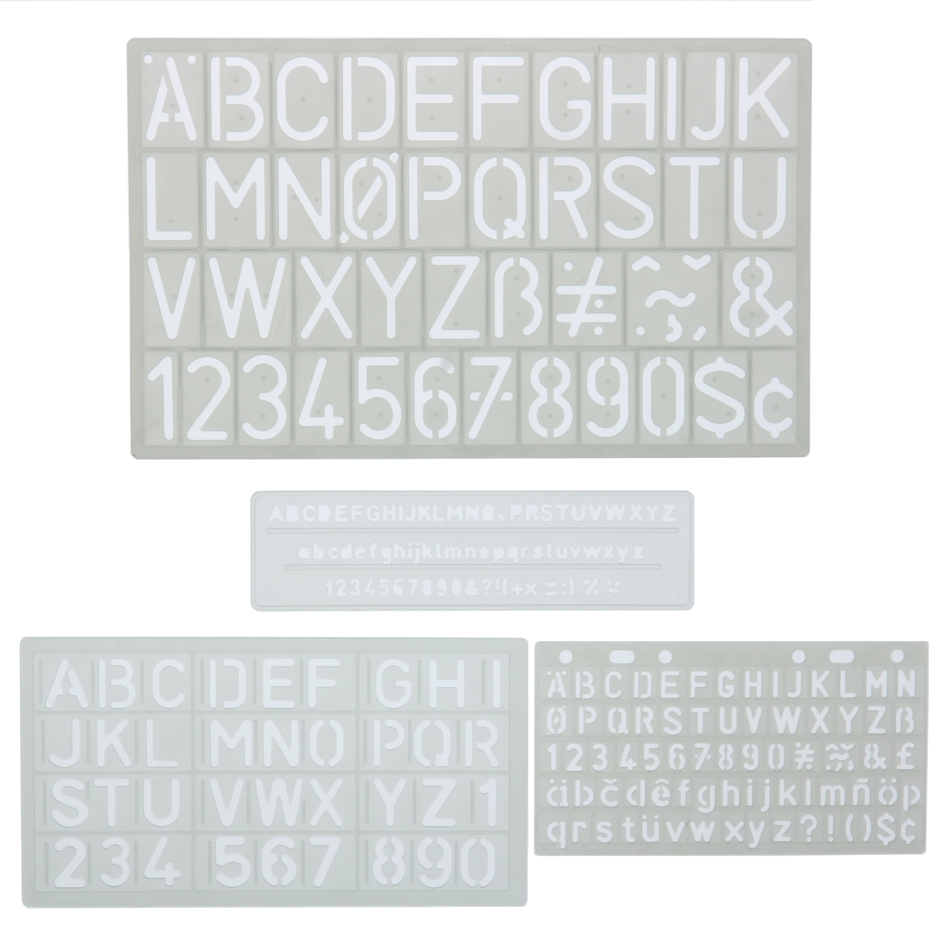 Art Alternatives Lettering Guide 4 Piece Set - Wet Paint Artists ...