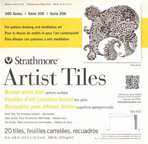 Strathmore Bristol Artist Tiles Vellum 6inx6in