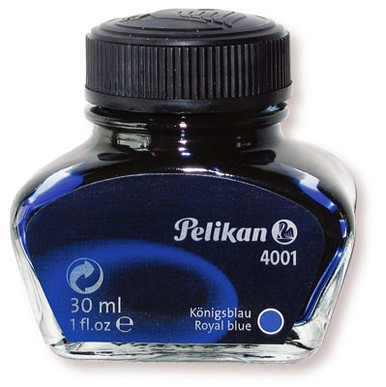 Pelikan 4001 Ink 2oz Royal Blue - Wet Paint Artists' Materials and