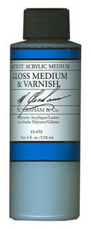 M. Graham Artists' Acrylic Medium Matte Medium 4oz