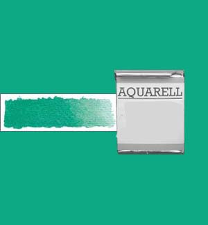 Schmincke Horadam Aquarell Half-Pan Chromium Oxide Green Brilliant  (Viridian) - 511